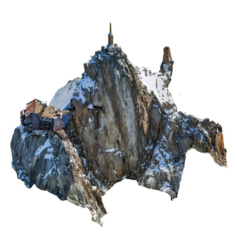 AIGUILLE DU MIDI en 3D, cliquez pour accéder au fichier 3D