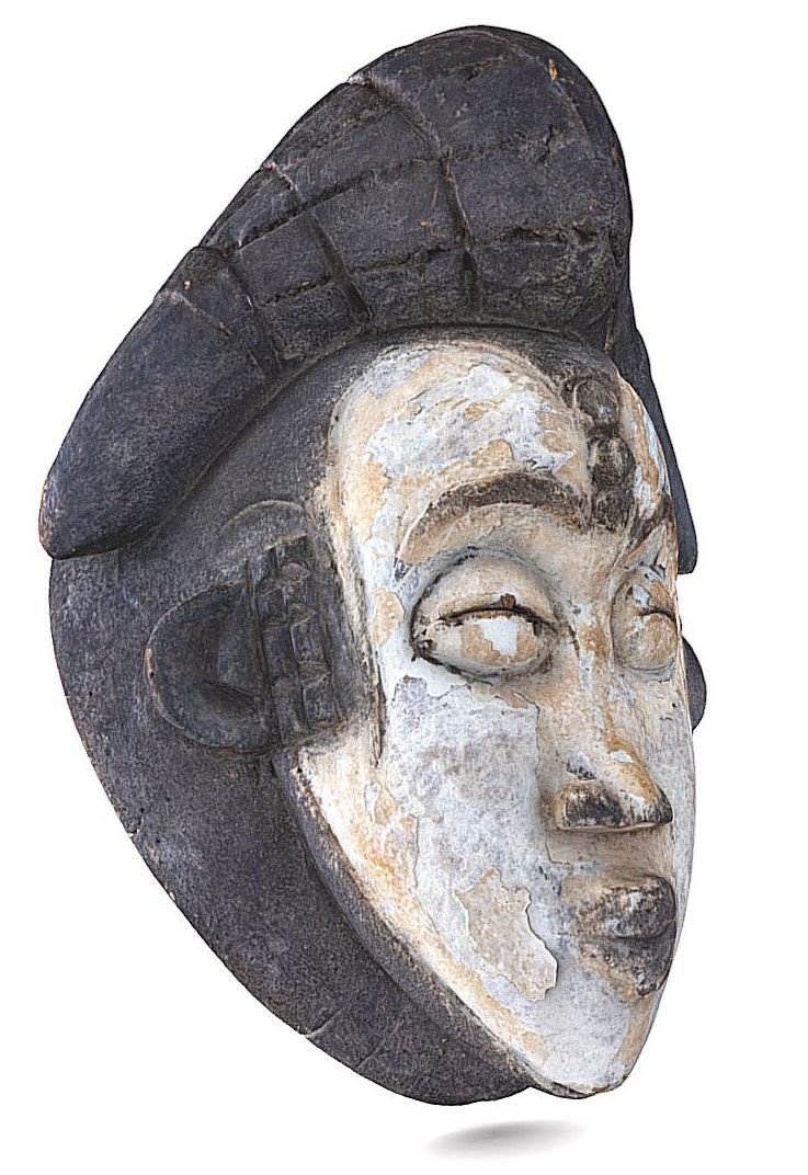 masque africain en 3D, cliquez pour accéder au fichier 3D