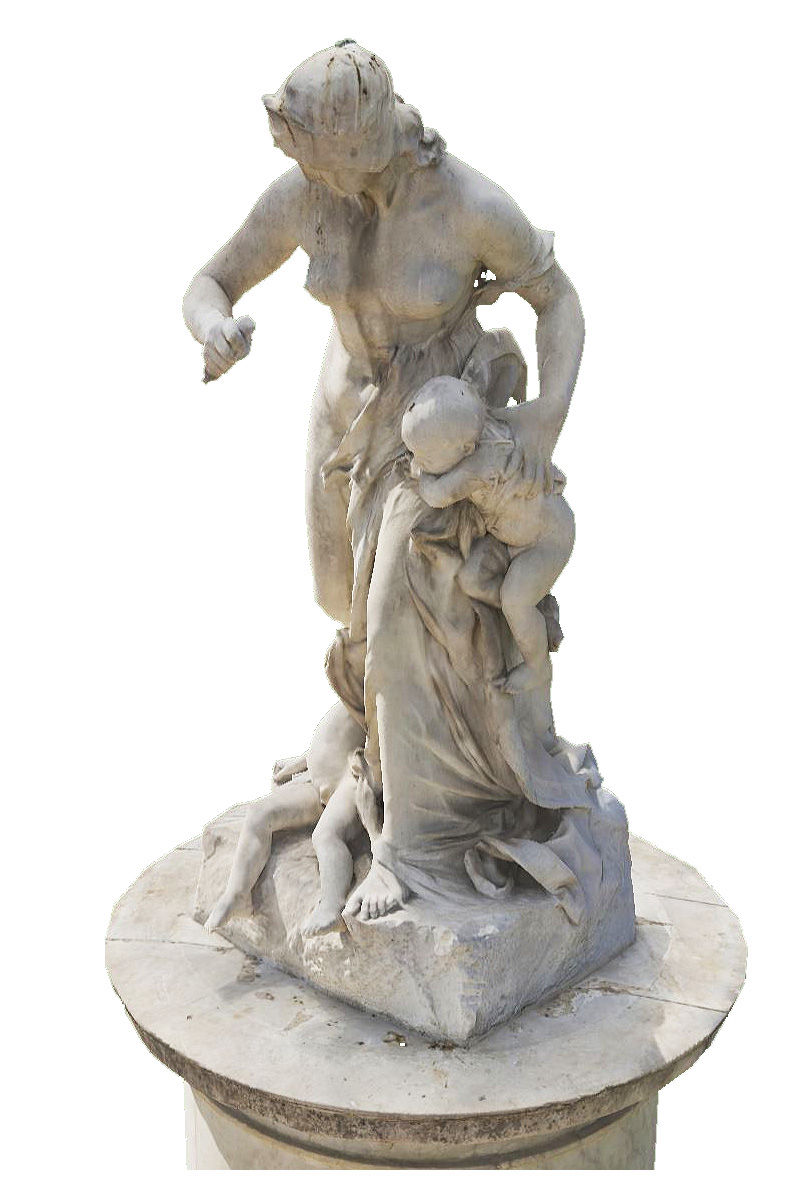 MEDEE JARDIN DES TUILERIES LE LOUVRE en 3D, cliquez pour accéder au fichier 3D